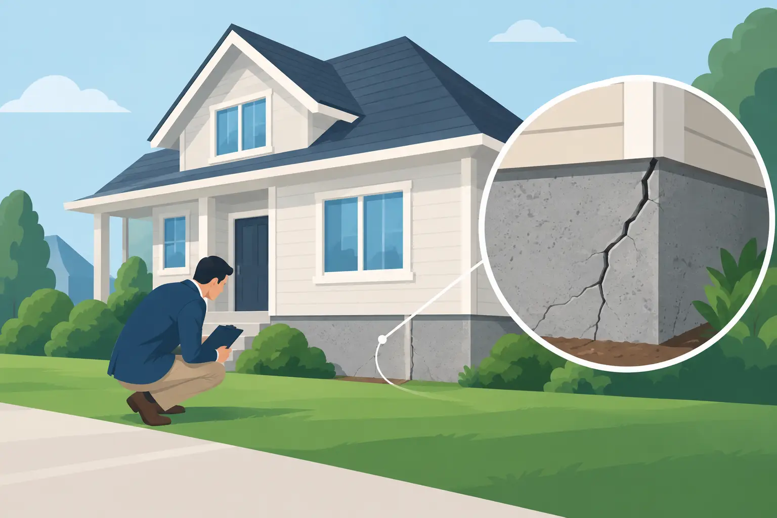 Foundation Cracks When Buying a House: What Matters